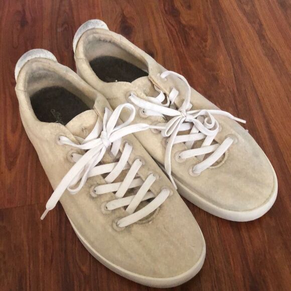 Allbirds Beige wool sneakers size 12 piper - Picture 1 of 5
